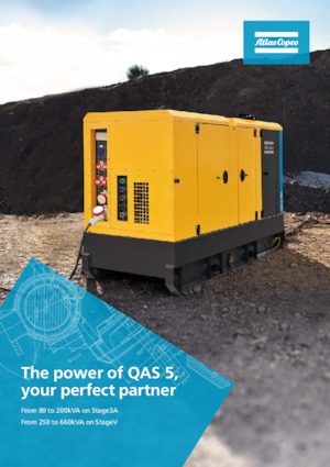 Dízel generátorok Atlas Copco QAS 5 80