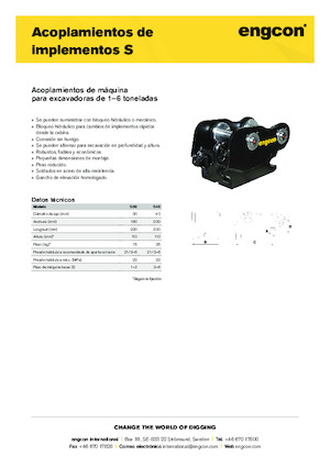 Gyorscserélők engcon S30