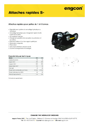 Gyorscserélők engcon S40