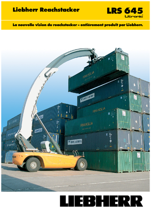 Konténerrakodó targoncák Liebherr LRS 645 Litronic