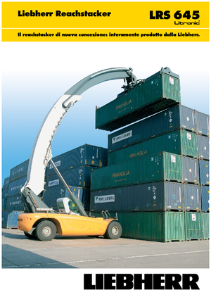 Konténerrakodó targoncák Liebherr LRS 645 Litronic