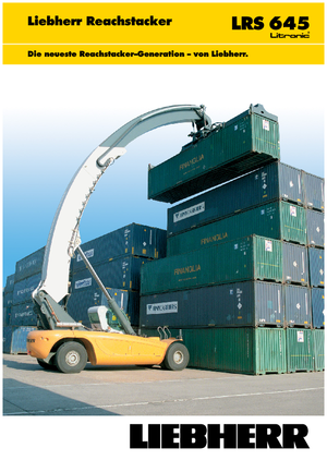 Konténerrakodó targoncák Liebherr LRS 645 Litronic
