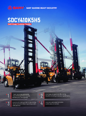Konténerrakodó targoncák Sany SDCY410K5H5