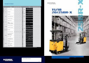 Felrakó targoncák Hyundai 20BR-X