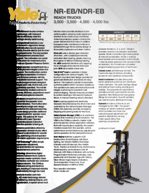 Felrakó targoncák Yale NR040EB