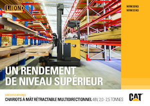 Felrakó targoncák Caterpillar NRM25N3