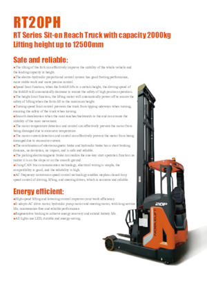 Felrakó targoncák Noblelift RT20PH