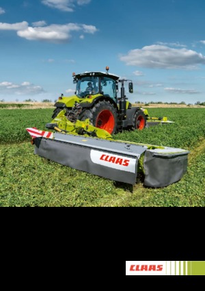 Hátra szerelhető kaszák - tárcsa és cond. Claas Disco 2750 C