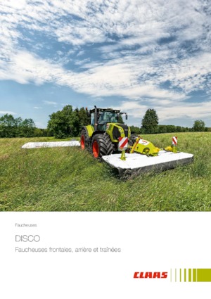 Hátra szerelhető kaszák - tárcsa és cond. Claas Disco 3150 C