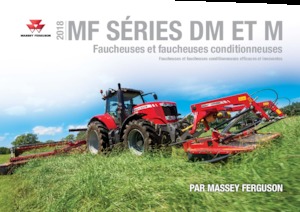 Hátra szerelhető kaszák - tárcsa és cond. Massey Ferguson DM367 TL-V-RC