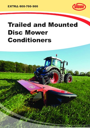 Hátra szerelhető kaszák - tárcsa és cond. Vicon Extra 736 T