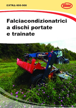 Hátra szerelhető kaszák - tárcsa és cond. Vicon Extra 736 T