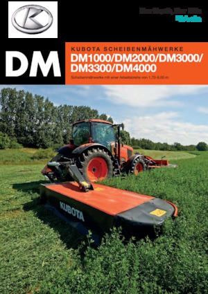 Hátra szerelhető kaszák - tárcsa cond. nélkül Kubota DM2032