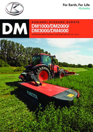 Hátra szerelhető kaszák - tárcsa cond. nélkül Kubota DM2032