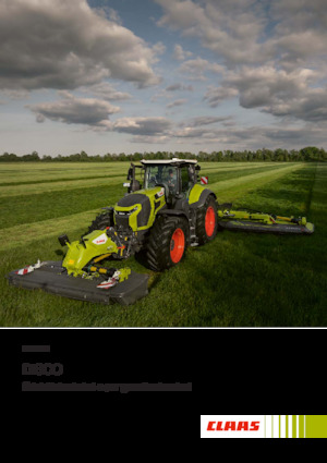 Hátra szerelhető kaszák - tárcsa és cond. Claas Disco 9300 C Auto Swather 