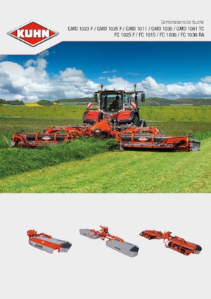Hátra szerelhető kaszák - tárcsa és cond. Kuhn FC 3515 D-FF