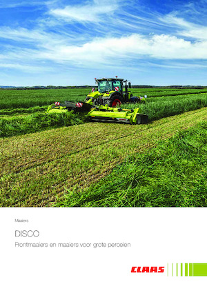 Hátra szerelhető kaszák - tárcsa cond. nélkül Claas Disco 1100 Comfort 