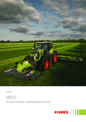 Hátra szerelhető kaszák - tárcsa cond. nélkül Claas Disco 9300 Direct Swather