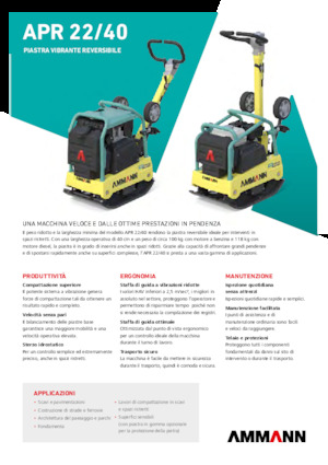 Kétirányú vibrolapok Ammann APR 2240