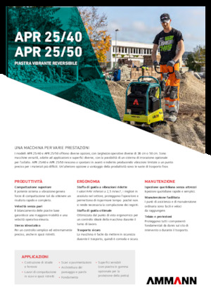 Kétirányú vibrolapok Ammann APR 2550