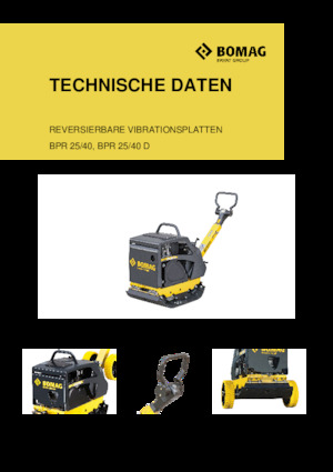 Kétirányú vibrolapok Bomag BPR 25/40