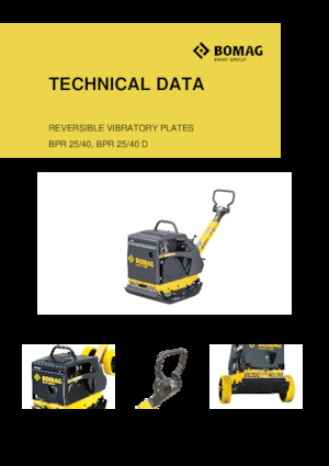 Kétirányú vibrolapok Bomag BPR 25/40