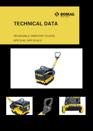 Kétirányú vibrolapok Bomag BPR 35/42