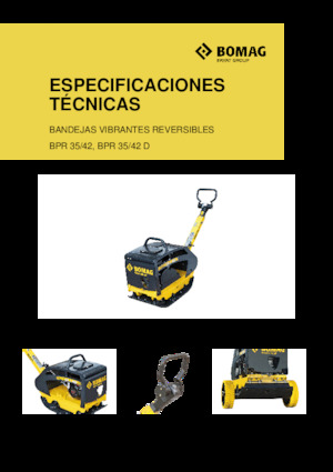 Kétirányú vibrolapok Bomag BPR 35/42