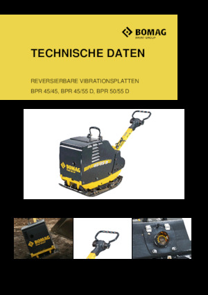 Kétirányú vibrolapok Bomag BPR 45/45