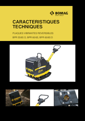 Kétirányú vibrolapok Bomag BPR 60/65