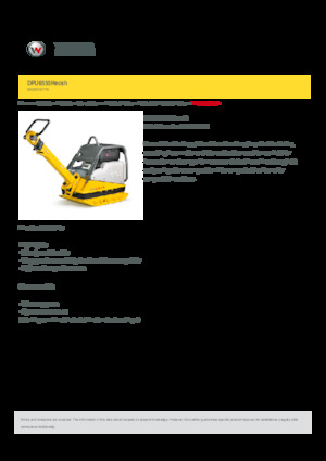 Kétirányú vibrolapok Wacker Neuson DPU6555Hecsh 