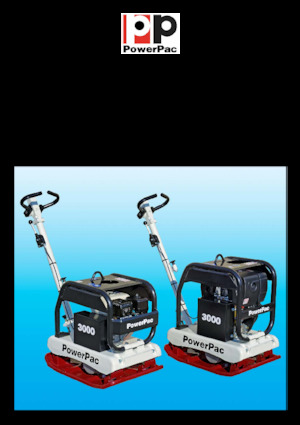 Kétirányú vibrolapok PowerPac PPR 3000D/500