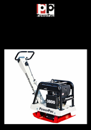 Kétirányú vibrolapok PowerPac PPR 3800D/500E
