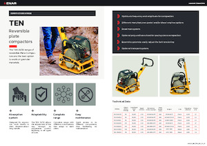 Kétirányú vibrolapok Enar TEN 3040DH