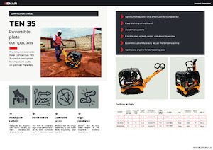Kétirányú vibrolapok Enar TEN 35GHEL