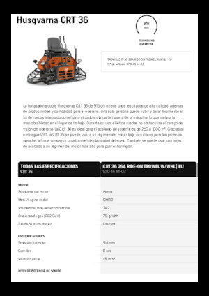 Kezelőüléses duplarotoros simtógépek Husqvarna CRT 36