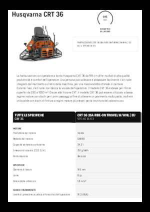Kezelőüléses duplarotoros simtógépek Husqvarna CRT 36