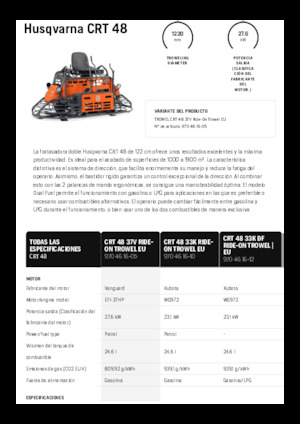 Kezelőüléses duplarotoros simtógépek Husqvarna CRT 48