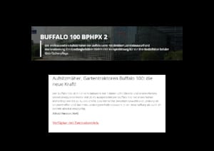 Fűnyíró és kertitraktorok Etesia BUFFALO 100 BPHPX2