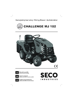 Fűnyíró és kertitraktorok SECO Challenge MJ