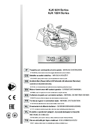 Fűnyíró és kertitraktorok Efco EF 103/16 K