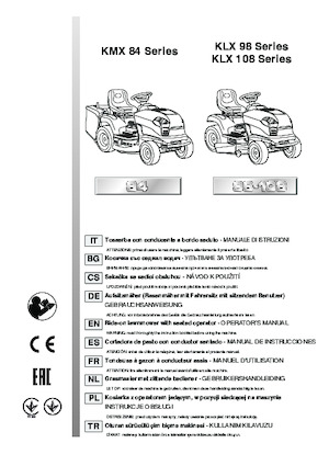 Fűnyíró és kertitraktorok Efco EF 108 L/16 K