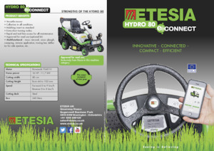 Fűnyíró és kertitraktorok Etesia HYDRO 80 E-CONNECT MKHP4