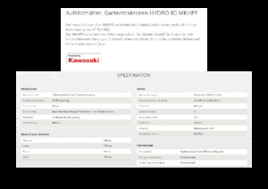 Fűnyíró és kertitraktorok Etesia HYDRO 80 MKHPF