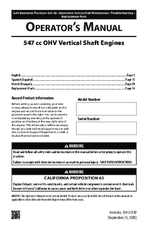 Fűnyíró és kertitraktorok Rover Rancher 547/42