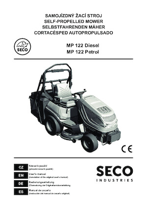 Fűnyíró és kertitraktorok SECO SECO MP 122D