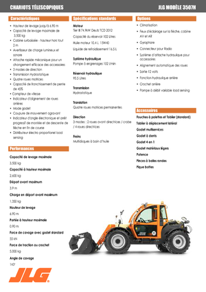 Teleszkópos rakodók JLG 3507 H