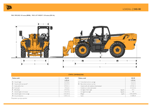 Teleszkópos rakodók JCB 540-140