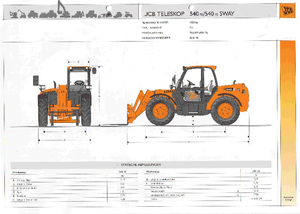 Teleszkópos rakodók JCB 540-70