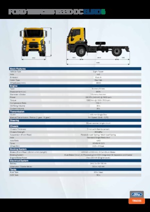 Merevvázak Ford 1833D DC